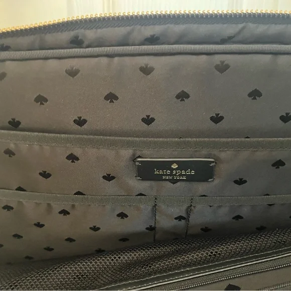 Kate Spade New York Black Nylon Laptop Crossbody Messenger Bag - Picture 6 of 8
